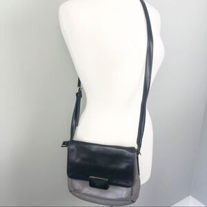 DANA BUCHMAN | Genuine Leather Crossbody Bag Gray